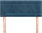 vidaXL - Hoofdbord - 100x5x78/88 - cm - fluweel - donkerblauw
