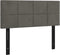 vidaXL - Hoofdbord - 100x5x78/88 - cm - fluweel - donkergrijs