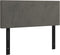 vidaXL - Hoofdbord - 100x5x78/88 - cm - fluweel - donkergrijs