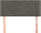 vidaXL - Hoofdbord - 100x5x78/88 - cm - fluweel - donkergrijs