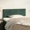vidaXL - Hoofdbord - 100x5x78/88 - cm - fluweel - donkergroen