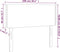 vidaXL - Hoofdbord - 100x5x78/88 - cm - fluweel - donkergroen