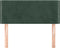 vidaXL - Hoofdbord - 100x5x78/88 - cm - fluweel - donkergroen