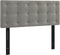 vidaXL - Hoofdbord - 100x5x78/88 - cm - fluweel - lichtgrijs