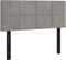vidaXL - Hoofdbord - 100x5x78/88 - cm - fluweel - lichtgrijs