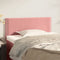 vidaXL - Hoofdbord - 100x5x78/88 - cm - fluweel - roze