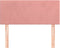 vidaXL - Hoofdbord - 100x5x78/88 - cm - fluweel - roze