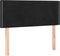 vidaXL - Hoofdbord - 100x5x78/88 - cm - fluweel - zwart