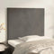 vidaXL - Hoofdbord - 100x5x78/88 - cm - fluweel - zwart