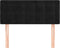 vidaXL - Hoofdbord - 100x5x78/88 - cm - fluweel - zwart
