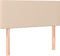 vidaXL - Hoofdbord - 100x5x78/88 - cm - kunstleer - cappuccinokleurig