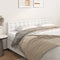 vidaXL - Hoofdbord - 100x5x78/88 - cm - kunstleer - cappuccinokleurig