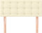 vidaXL - Hoofdbord - 100x5x78/88 - cm - kunstleer - crèmekleurig