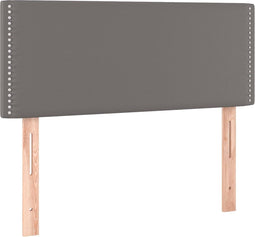vidaXL - Hoofdbord - 100x5x78/88 - cm - kunstleer - grijs