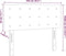 vidaXL - Hoofdbord - 100x5x78/88 - cm - kunstleer - grijs