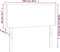 vidaXL - Hoofdbord - 100x5x78/88 - cm - kunstleer - grijs