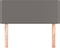 vidaXL - Hoofdbord - 100x5x78/88 - cm - kunstleer - grijs