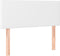 vidaXL - Hoofdbord - 100x5x78/88 - cm - kunstleer - wit