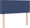 vidaXL - Hoofdbord - 100x5x78/88 - cm - stof - blauw