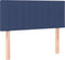 vidaXL - Hoofdbord - 100x5x78/88 - cm - stof - blauw