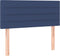 vidaXL - Hoofdbord - 100x5x78/88 - cm - stof - blauw