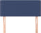 vidaXL - Hoofdbord - 100x5x78/88 - cm - stof - blauw