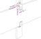 vidaXL - Hoofdbord - 100x5x78/88 - cm - stof - crèmekleurig
