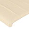 vidaXL - Hoofdbord - 100x5x78/88 - cm - stof - crèmekleurig