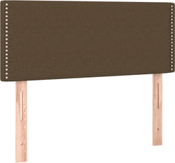 vidaXL - Hoofdbord - 100x5x78/88 - cm - stof - donkerbruin