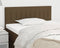 vidaXL - Hoofdbord - 100x5x78/88 - cm - stof - donkerbruin