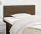 vidaXL - Hoofdbord - 100x5x78/88 - cm - stof - donkerbruin