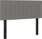 vidaXL - Hoofdbord - 100x5x78/88 - cm - stof - donkergrijs
