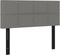 vidaXL - Hoofdbord - 100x5x78/88 - cm - stof - donkergrijs