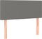 vidaXL - Hoofdbord - 100x5x78/88 - cm - stof - donkergrijs