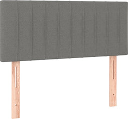vidaXL - Hoofdbord - 100x5x78/88 - cm - stof - donkergrijs