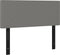vidaXL - Hoofdbord - 100x5x78/88 - cm - stof - donkergrijs