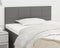 vidaXL - Hoofdbord - 100x5x78/88 - cm - stof - donkergrijs