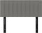 vidaXL - Hoofdbord - 100x5x78/88 - cm - stof - donkergrijs