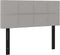 vidaXL - Hoofdbord - 100x5x78/88 - cm - stof - lichtgrijs