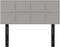vidaXL - Hoofdbord - 100x5x78/88 - cm - stof - lichtgrijs