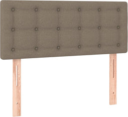 vidaXL - Hoofdbord - 100x5x78/88 - cm - stof - taupe