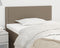 vidaXL - Hoofdbord - 100x5x78/88 - cm - stof - taupe
