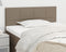 vidaXL - Hoofdbord - 100x5x78/88 - cm - stof - taupe