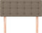 vidaXL - Hoofdbord - 100x5x78/88 - cm - stof - taupe