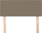 vidaXL - Hoofdbord - 100x5x78/88 - cm - stof - taupe