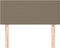vidaXL - Hoofdbord - 100x5x78/88 - cm - stof - taupe