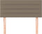 vidaXL - Hoofdbord - 100x5x78/88 - cm - stof - taupe