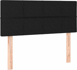 vidaXL - Hoofdbord - 100x5x78/88 - cm - stof - zwart