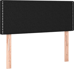 vidaXL - Hoofdbord - 100x5x78/88 - cm - stof - zwart