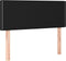 vidaXL - Hoofdbord - 100x5x78/88 - cm - stof - zwart